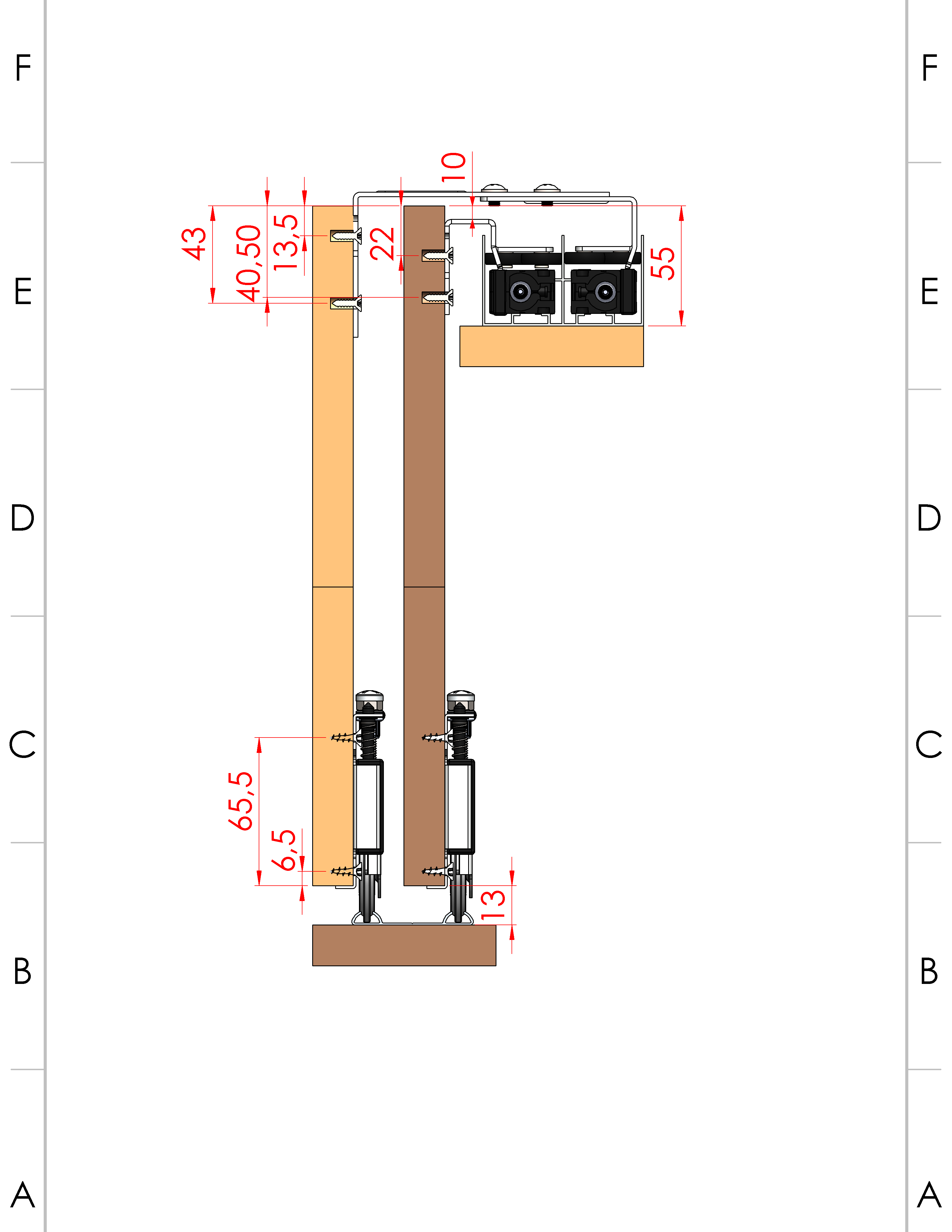 ESM 40 SÜRGÜLÜ KAPAK MEKANİZMASI