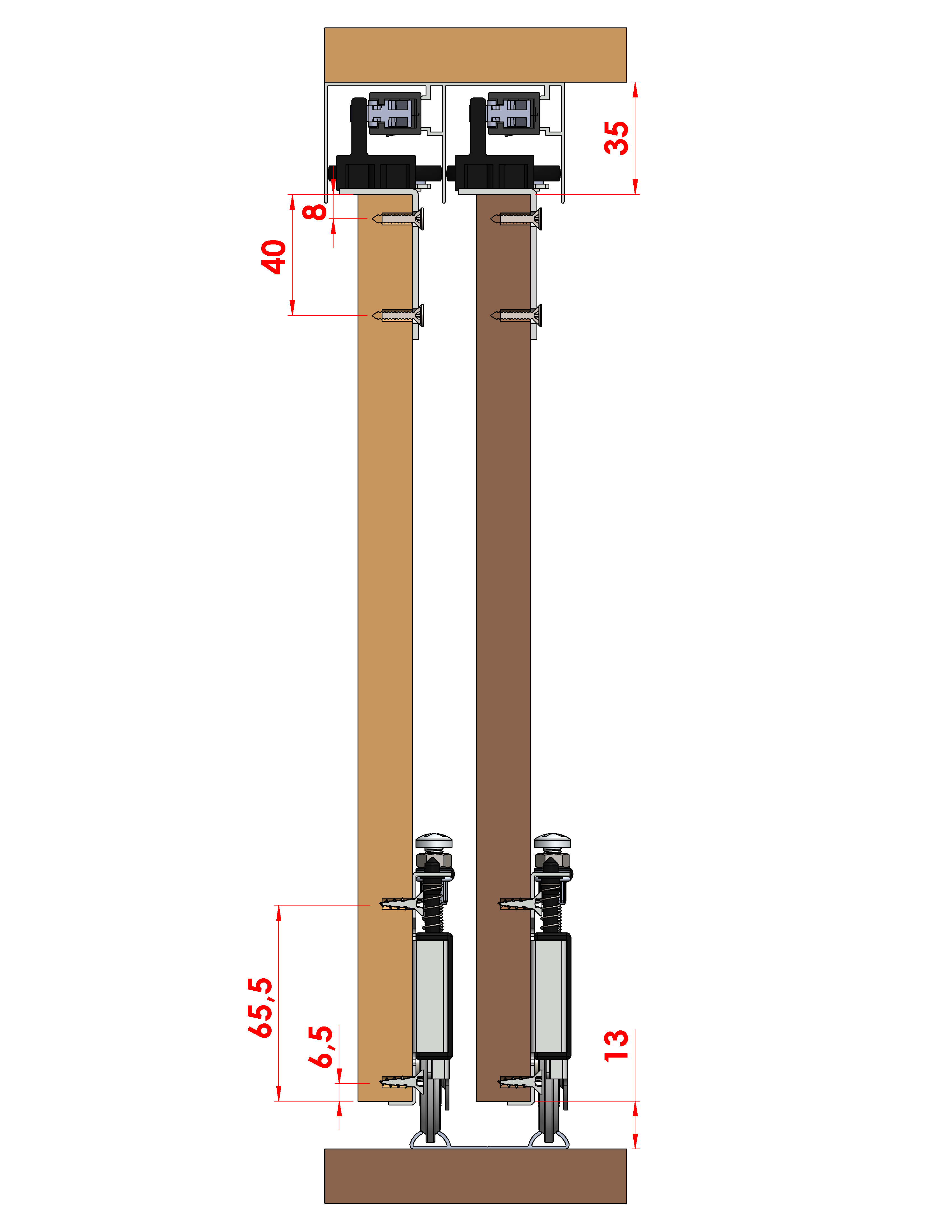 ESM 60 SÜRGÜLÜ KAPAK MEKANİZMASI