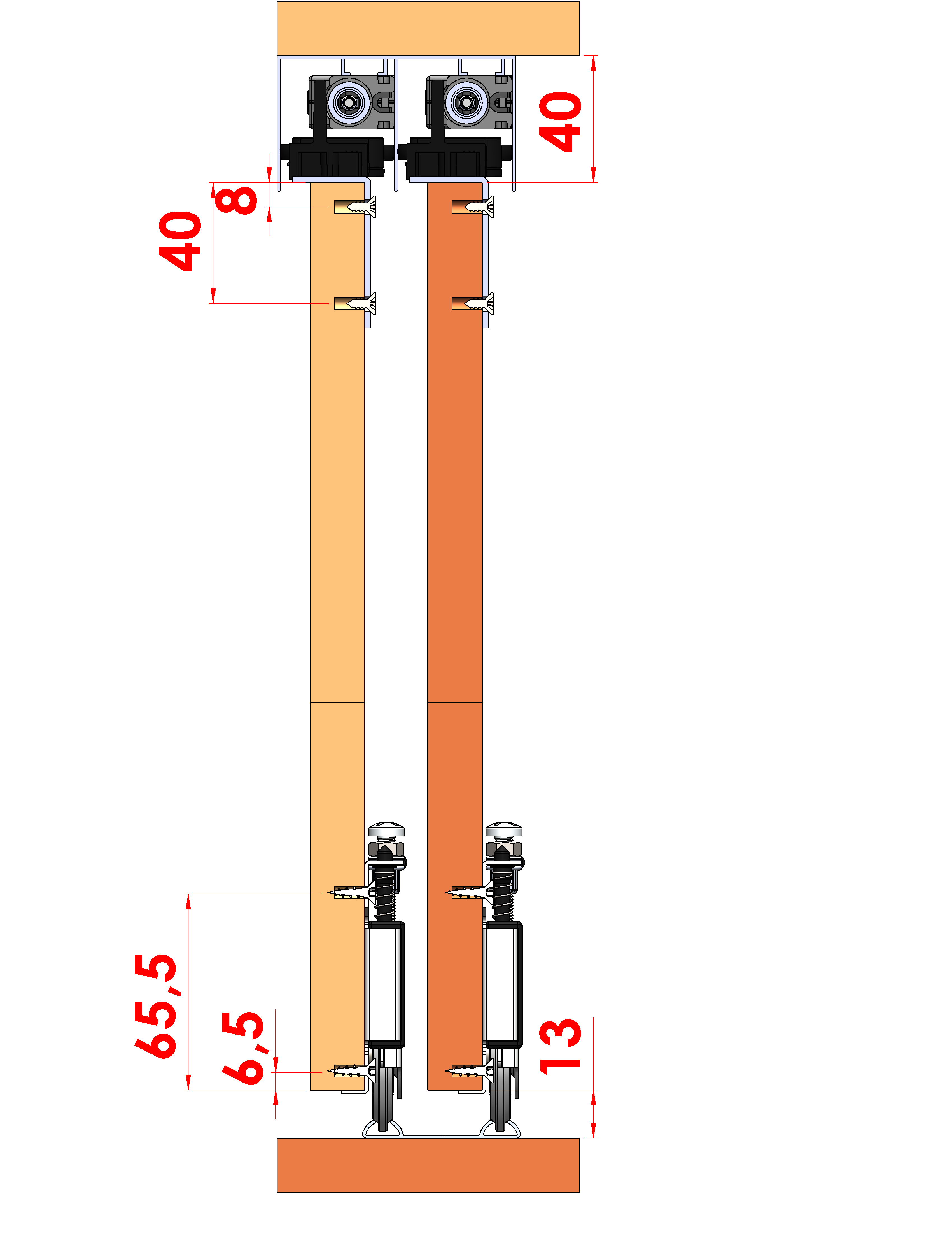 ESM 80 SÜRGÜLÜ KAPAK MEKANİZMASI